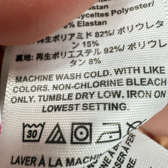 J. Crew Women's Pink Ruched V-Neck One-Piece Swimsuit Size 4 NWT - Picture 9 of 9